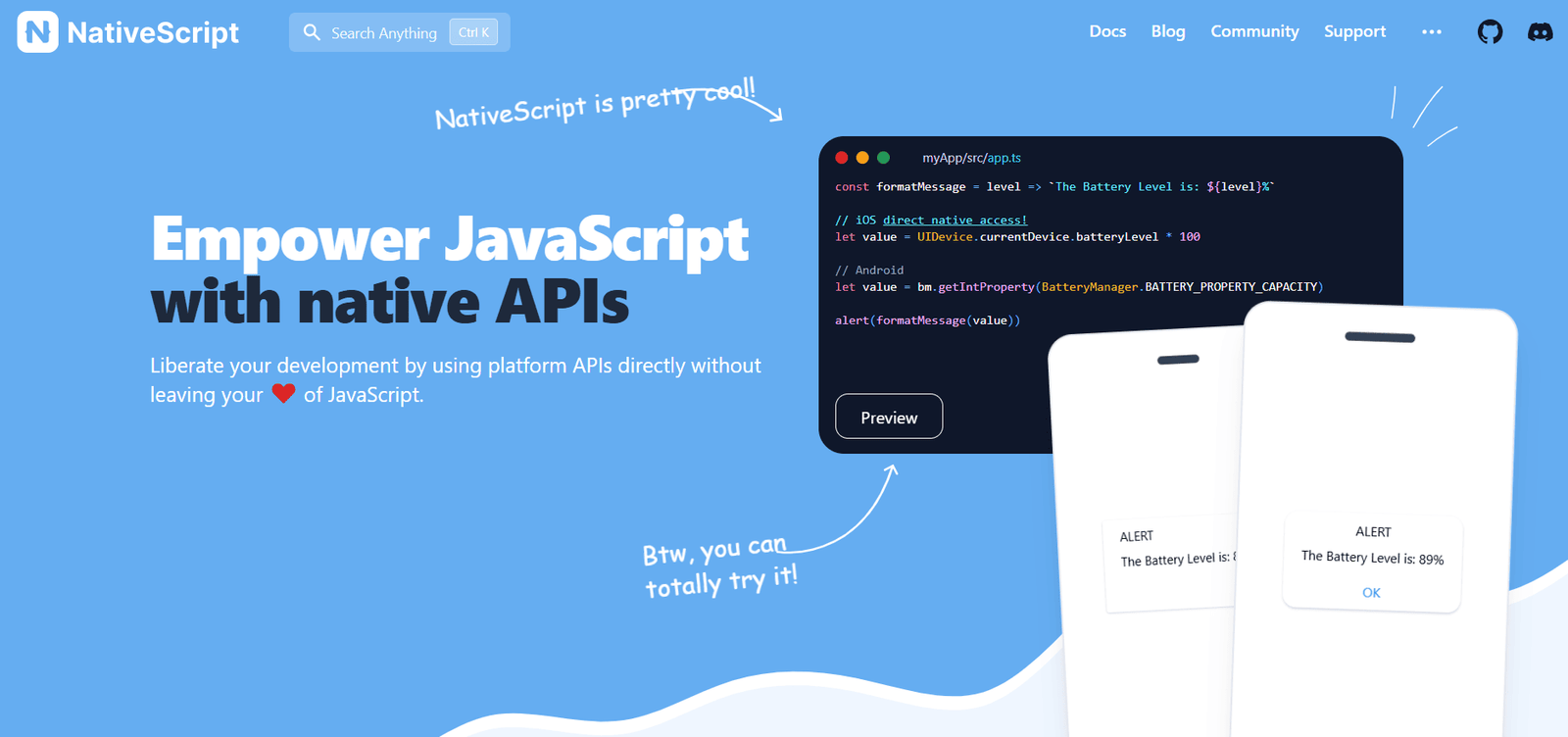 NativeScript